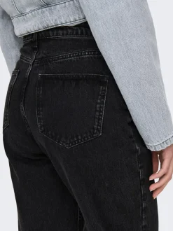 ONLRILEY Hohe Taille Gerade geschnitten Jeans