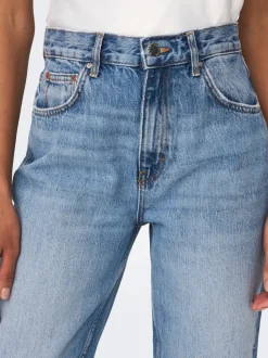ONLROBYN Hohe Taille Gerade geschnitten Jeans