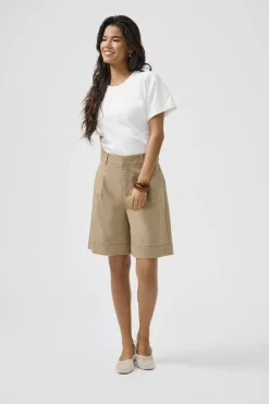 ONLROSALIE Hohe Taille Locker geschnitten Bermuda Shorts