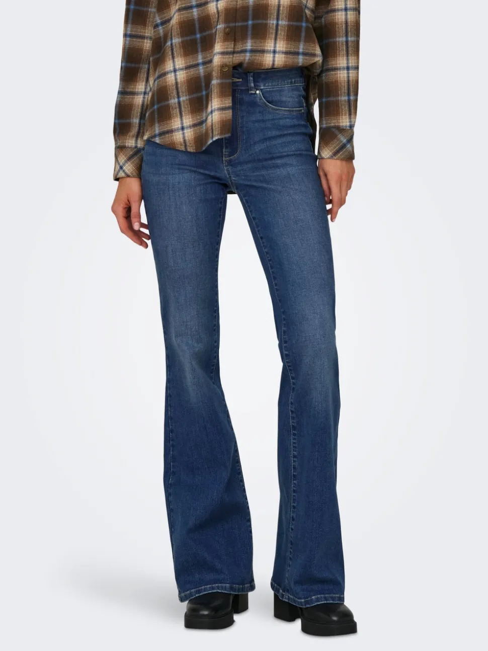 ONLROSE Hohe Taille Flared Jeans