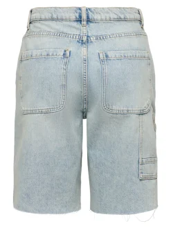 ONLRUTH Mittlere Taille Locker geschnitten Jeans-Shorts
