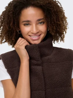 ONLSANDRA Teddyfell Weste