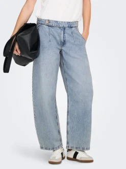 ONLSAVONA Mittlere Taille Barrel Fit Knöchellang Jeans