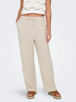ONLSIESTA Gerade geschnitten Leinen Hose