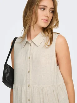 ONLSIESTA Leinen Kurzes Kleid