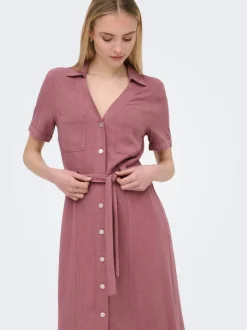 ONLSIESTA Leinen Langes Kleid