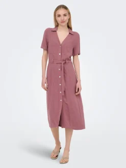 ONLSIESTA Leinen Langes Kleid
