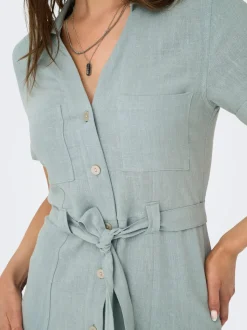 ONLSIESTA Leinen Langes Kleid