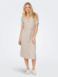 ONLSIESTA Leinen Langes Kleid