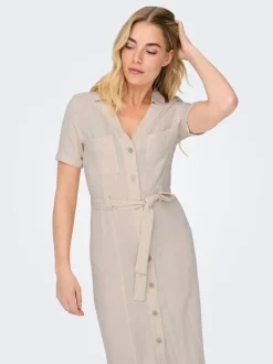 ONLSIESTA Leinen Langes Kleid