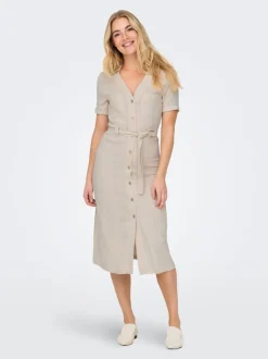 ONLSIESTA Leinen Langes Kleid