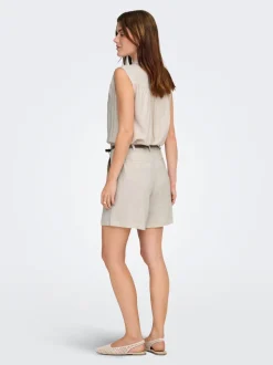 ONLSIESTA Normal geschnitten Leinen Shorts