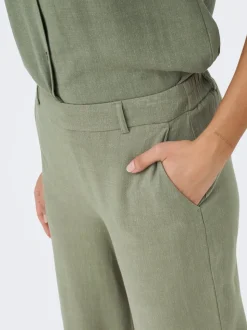 ONLSIESTA Verkürzt Leinen Culotte