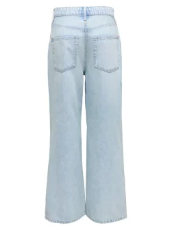 ONLSILKY Hohe Taille Weiter Beinschnitt Jeans