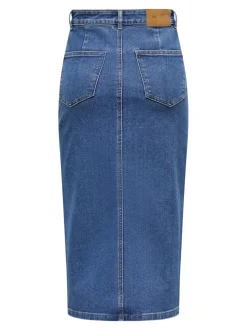 ONLSIRI Denim Jeansrock Midirock