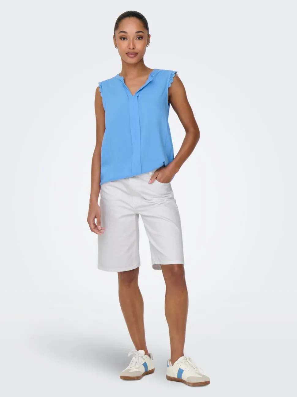 ONLSONNY Hohe Taille Normal geschnitten Jeans-Shorts