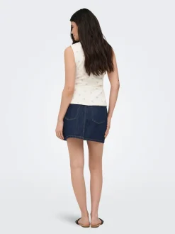 ONLSTELLA Denim Jeansrock Kurzer Rock