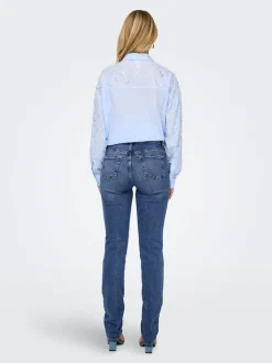 ONLSUI Mid Rise Slim Fit Jeans