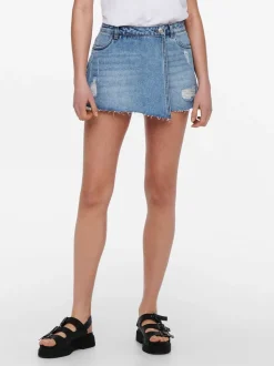 ONLTEXAS Denim Jeansrock Kurzer Rock