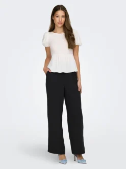 ONLTHYRA Komfort Fit Hose mit weitem Beinschnitt