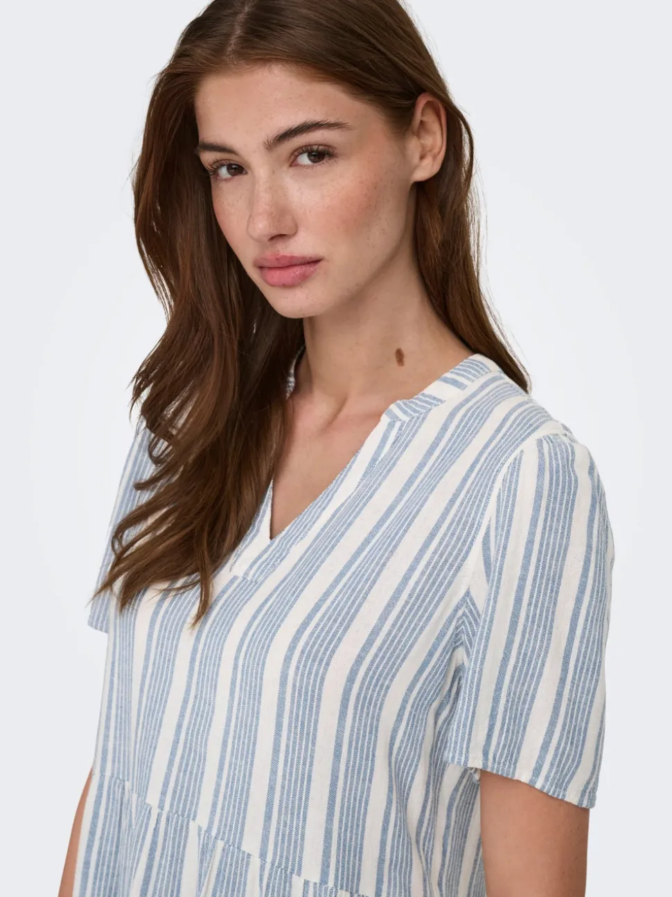 ONLTIRI-GOA Leinen Kurzes Kleid