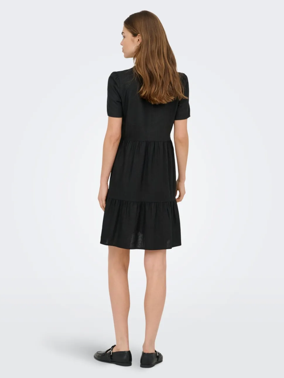 ONLTIRI-GOA Leinen Kurzes Kleid