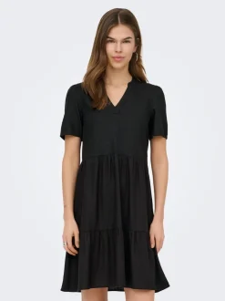 ONLTIRI-GOA Leinen Kurzes Kleid