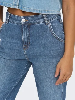 ONLTROY Hohe Taille Karotte Knöchellang Jeans