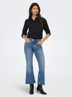 ONLVIOLET Hohe Taille Flared Knöchellang Jeans