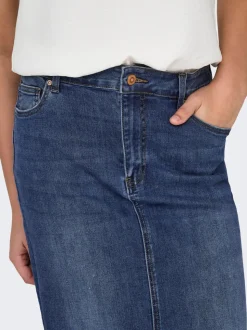 ONLWALO Denim Jeansrock Langer Rock