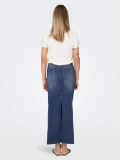 ONLWALO Denim Jeansrock Langer Rock