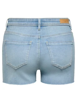 ONLWAUW Mittlere Taille Normal geschnitten Jeans-Shorts