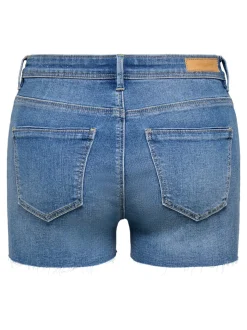 ONLWAUW Mittlere Taille Normal geschnitten Jeans-Shorts