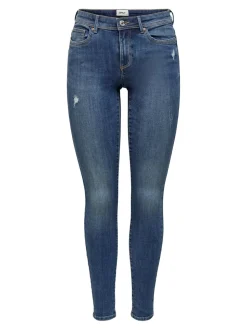 ONLWAUW Mittlere Taille Skinny Fit Jeans