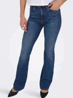 ONLWAUW Hohe Taille Flared Jeans