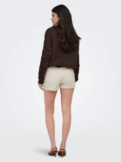 ONLWAUW Mittlere Taille Normal geschnitten Jeans-Shorts