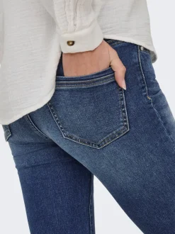 ONLWAUW Mittlere Taille Normal geschnitten Caprihose