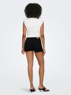 ONLWAUW Mittlere Taille Normal geschnitten Jeans-Shorts