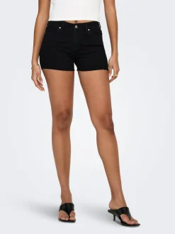 ONLWAUW Mittlere Taille Normal geschnitten Jeans-Shorts