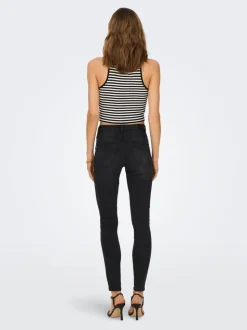 ONLWAUW Mittlere Taille Skinny Fit Jeans