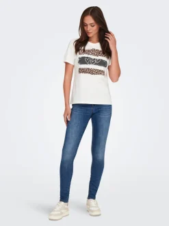 ONLWAUW Mittlere Taille Skinny Fit Jeans