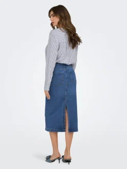 ONLWONDER Denim Jeansrock Midirock