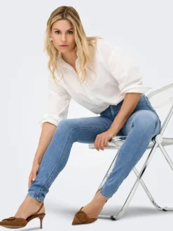 ONPAOLA Hohe Taille Skinny Fit Jeans
