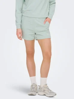 ONPCAVA Hohe Taille Locker geschnitten Sweat-Shorts