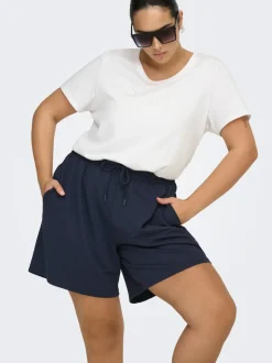 ONPFREI Hohe Taille Locker geschnitten Shorts