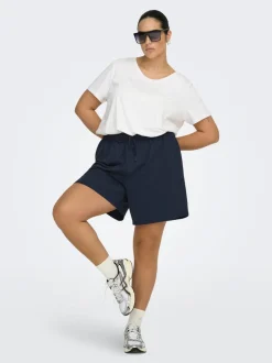 ONPFREI Hohe Taille Locker geschnitten Shorts