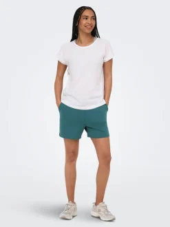 ONPLOUNGE Hohe Taille Locker geschnitten Sweat-Shorts