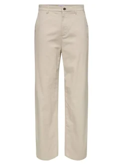 ONSBOB Locker geschnitten Leinen Hose