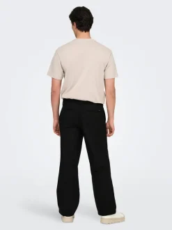 ONSBOB Locker geschnitten Leinen Hose