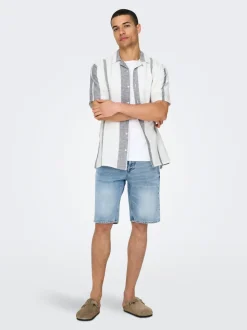 ONSCAIDEN Leinen Hemd
